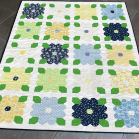 Evergreen Flowers Quilt Pattern