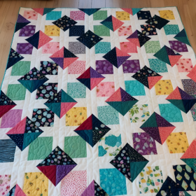 Dancing Diamonds Quilt Pattern