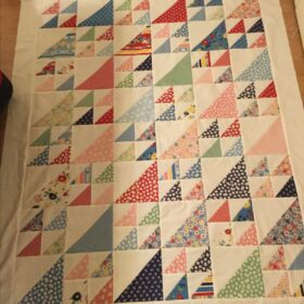 Dancing Triangles Quilt Pattern